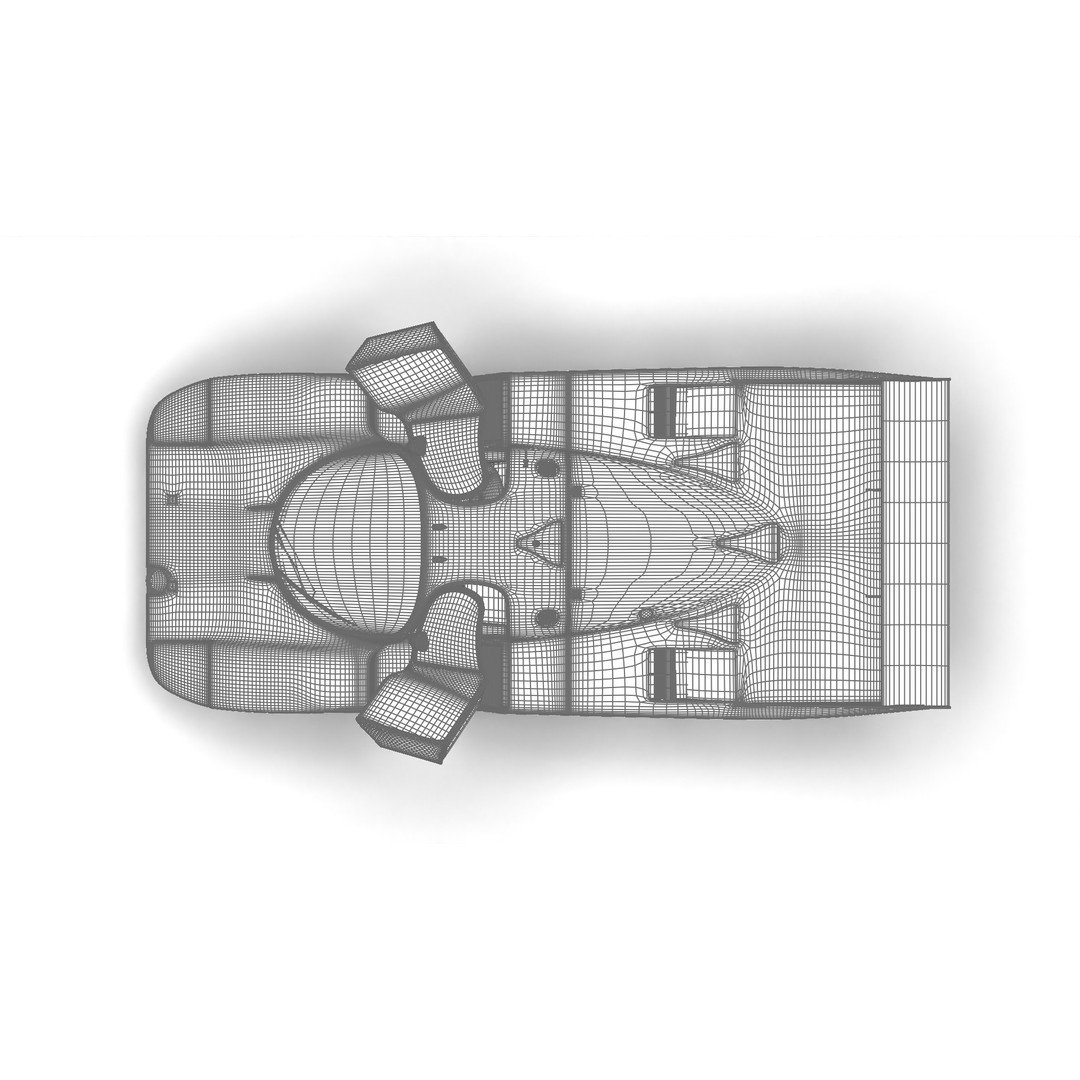 Porsche 956 3D Model – High Poly Racing Car, Rigged, PBR Textures - View 36