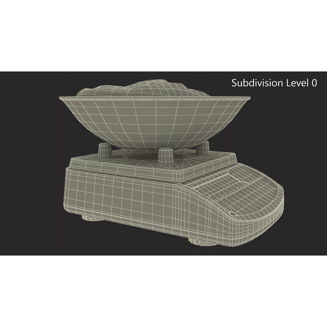 Lung on Scales 3D Model – High-Quality Medical Weighing Device, FBX - View 12