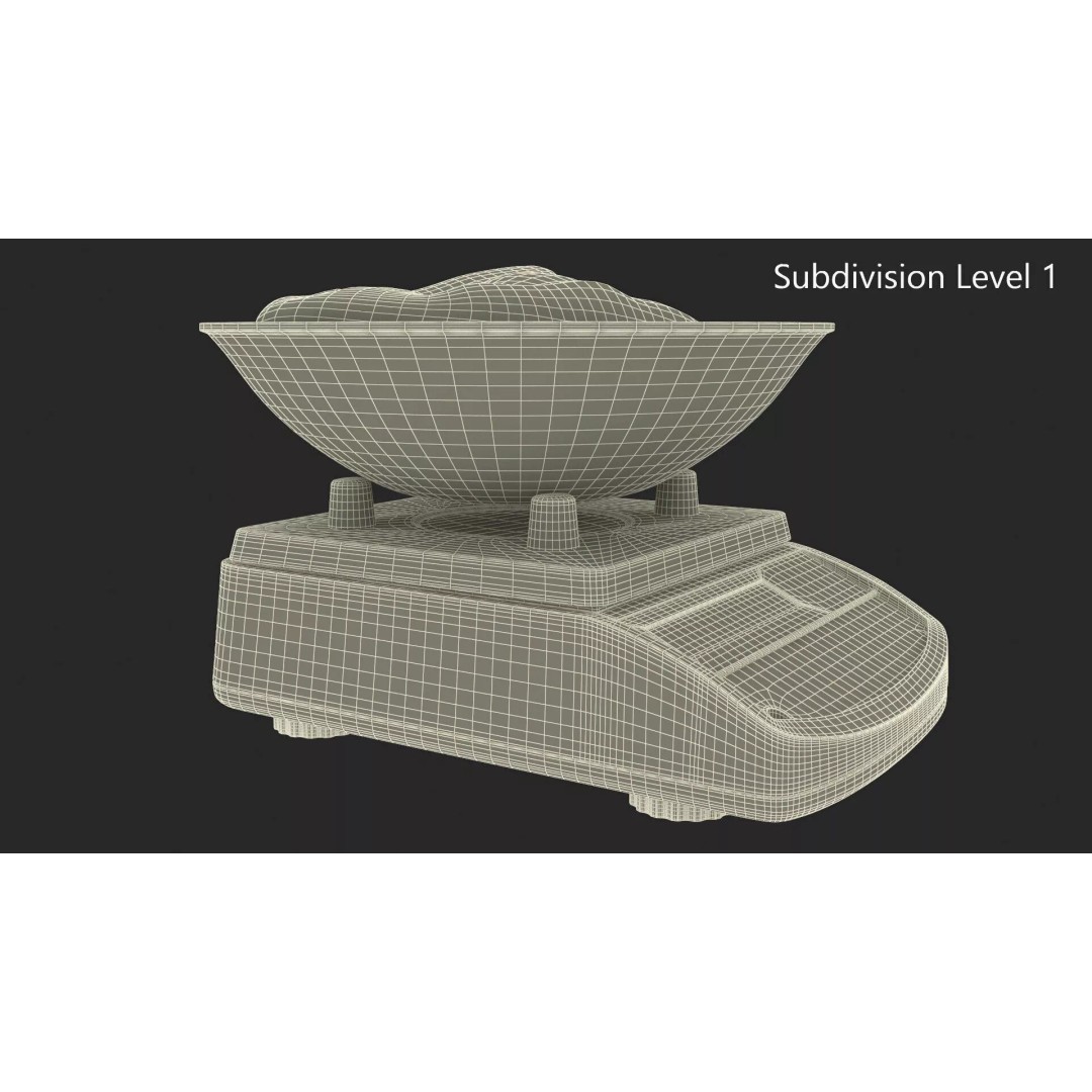 Lung on Scales 3D Model – High-Quality Medical Weighing Device, FBX - View 13