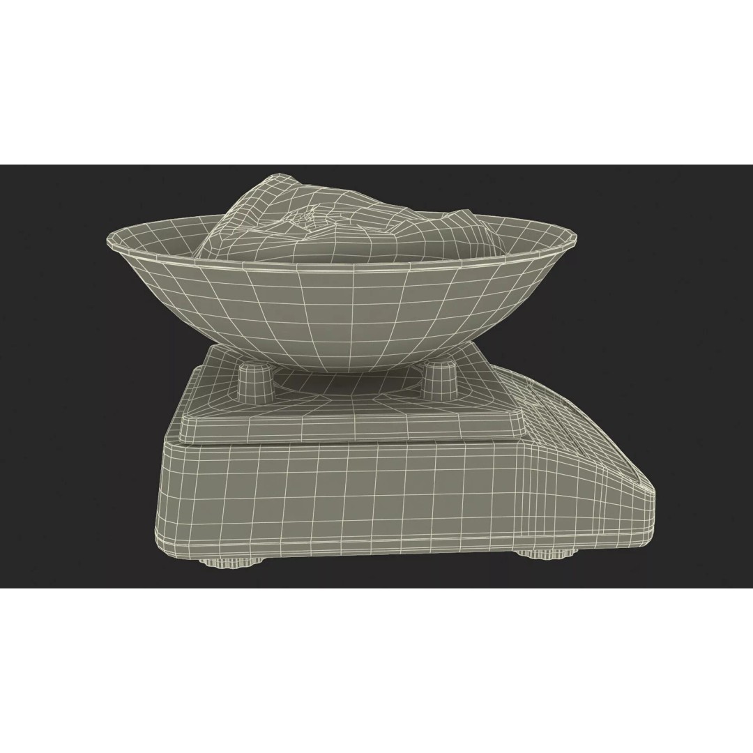 Lung on Scales 3D Model – High-Quality Medical Weighing Device, FBX - View 17
