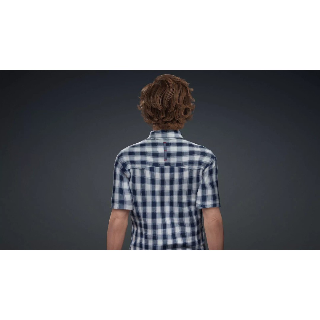 Young Boy Character 3D Model – Rigged Stylized Asset, FBX - View 7