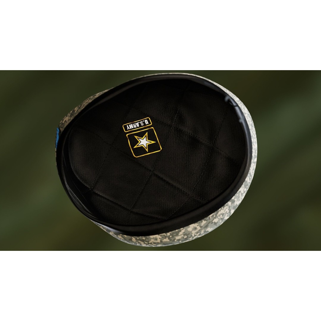 Military Hand and Beret 3D Model – Low Poly Game Asset, FBX - View 32