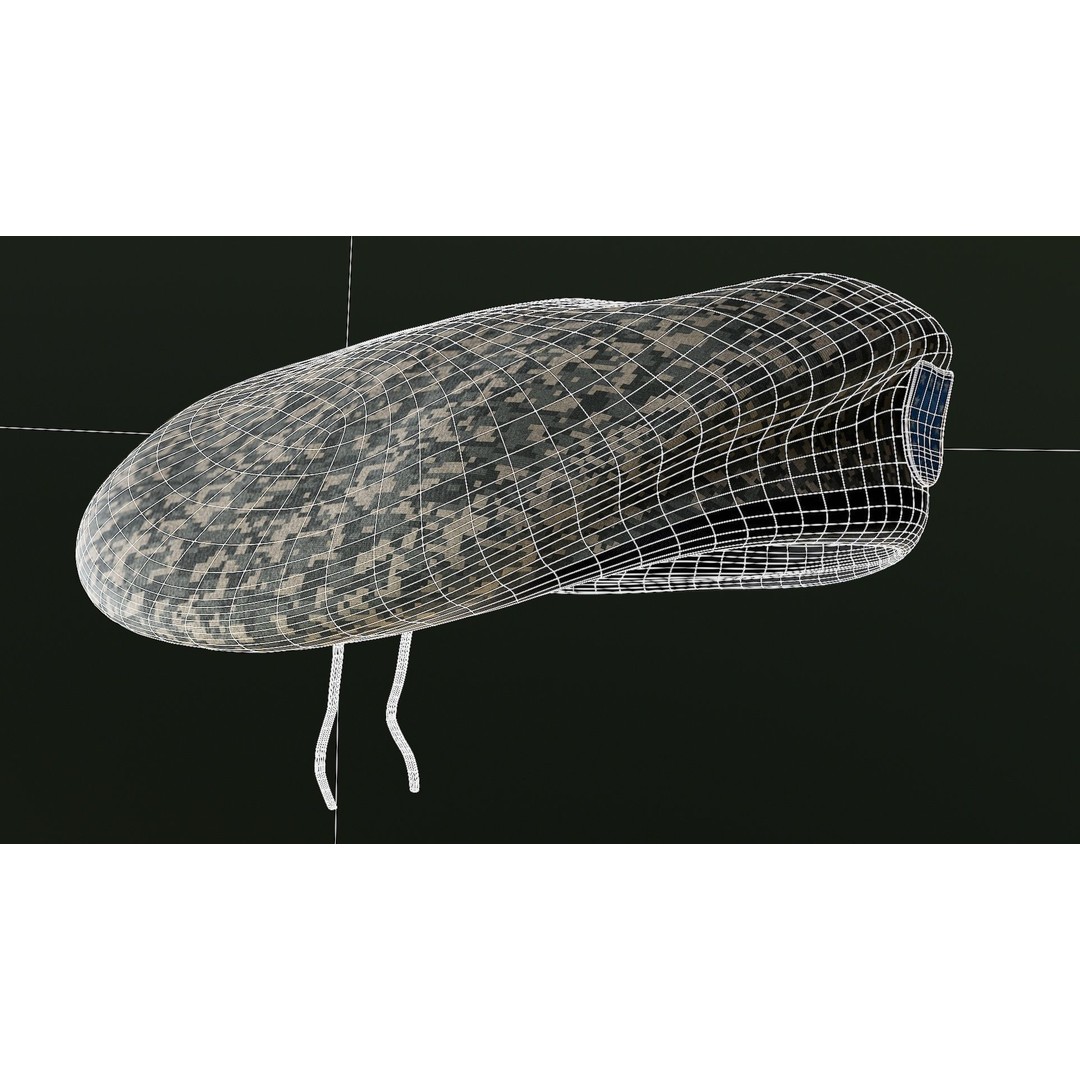 Military Hand and Beret 3D Model – Low Poly Game Asset, FBX - View 39