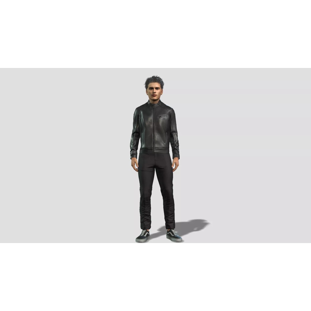 High Quality Boy 3D Model – Rigged Character for Animation, FBX - View 2