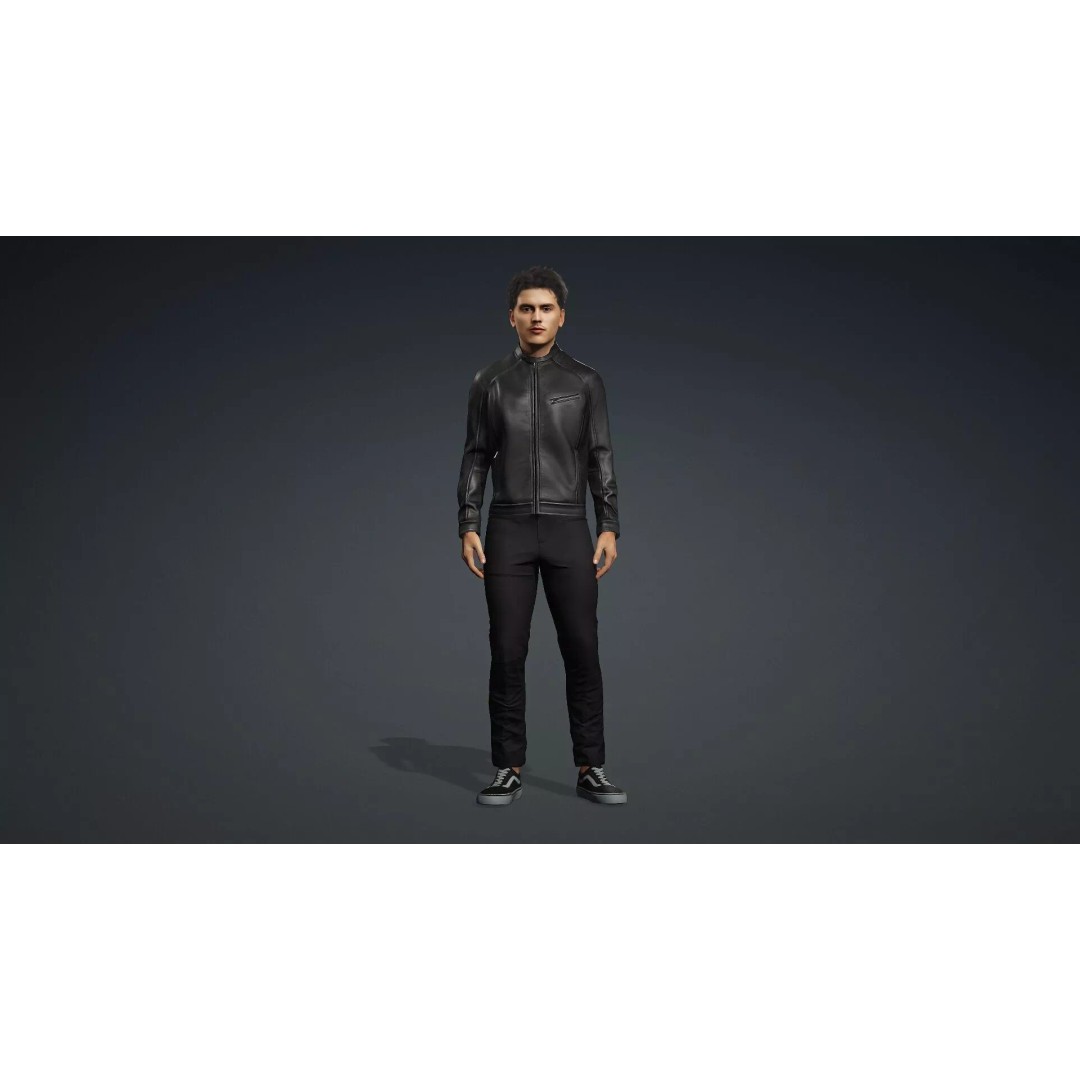High Quality Boy 3D Model – Rigged Character for Animation, FBX - View 3