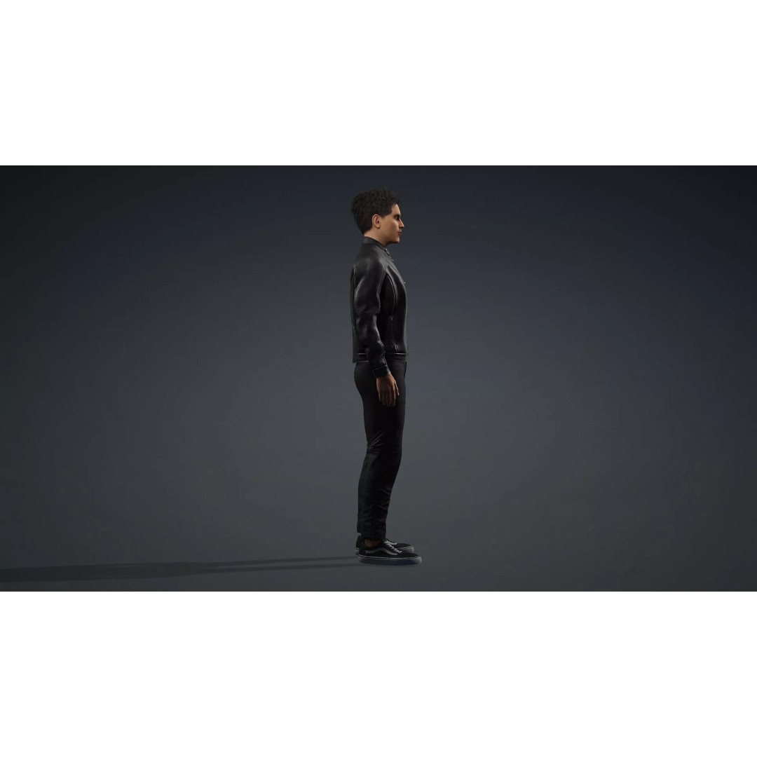 High Quality Boy 3D Model – Rigged Character for Animation, FBX - View 4