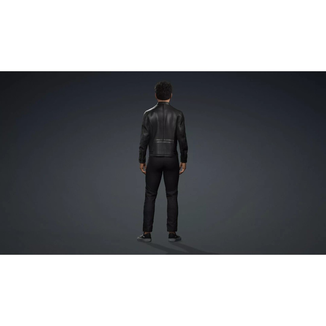 High Quality Boy 3D Model – Rigged Character for Animation, FBX - View 6