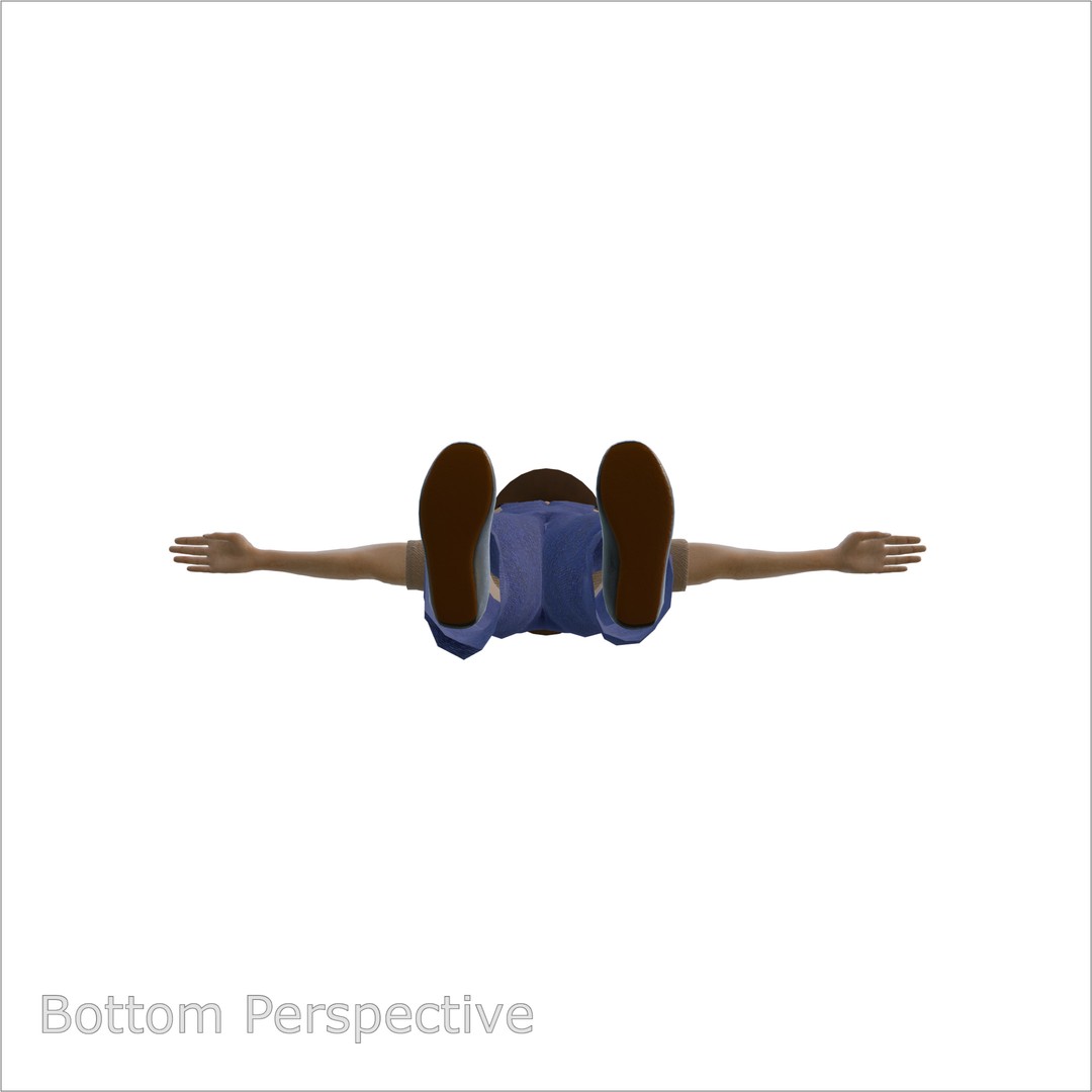 Caucasian Farmer Character 3D Model – Realistic Rigged Asset for Animation - View 6