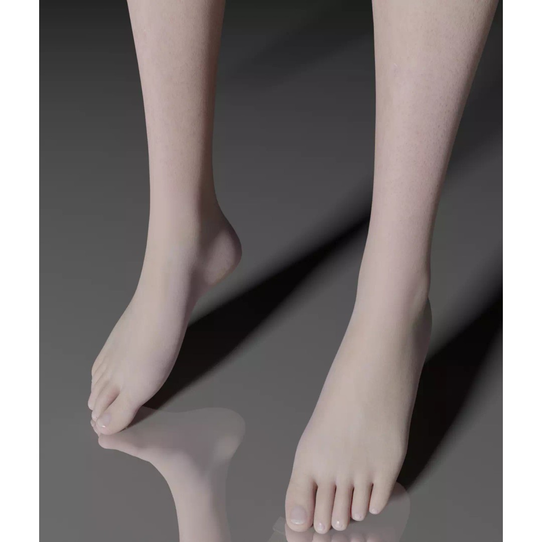 Female 3D Model – Attack on Titan Rigged Character, PBR 8K - View 35
