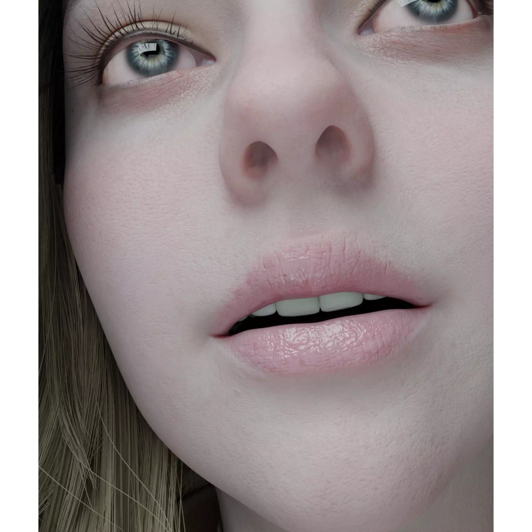Female 3D Model – Attack on Titan Rigged Character, PBR 8K - View 38