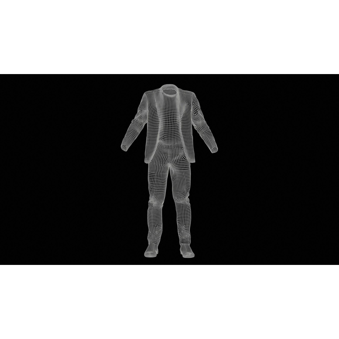 Casual Outfit 3D Model – Low Poly Character Clothing, FBX - View 13
