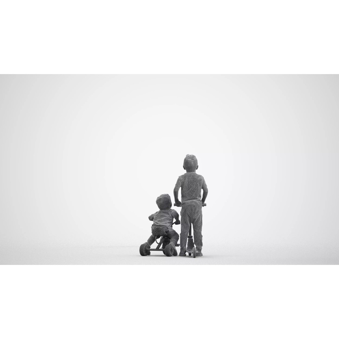 Young Caucasian Boy 3D Model – Casual Character for Animation, FBX - View 12