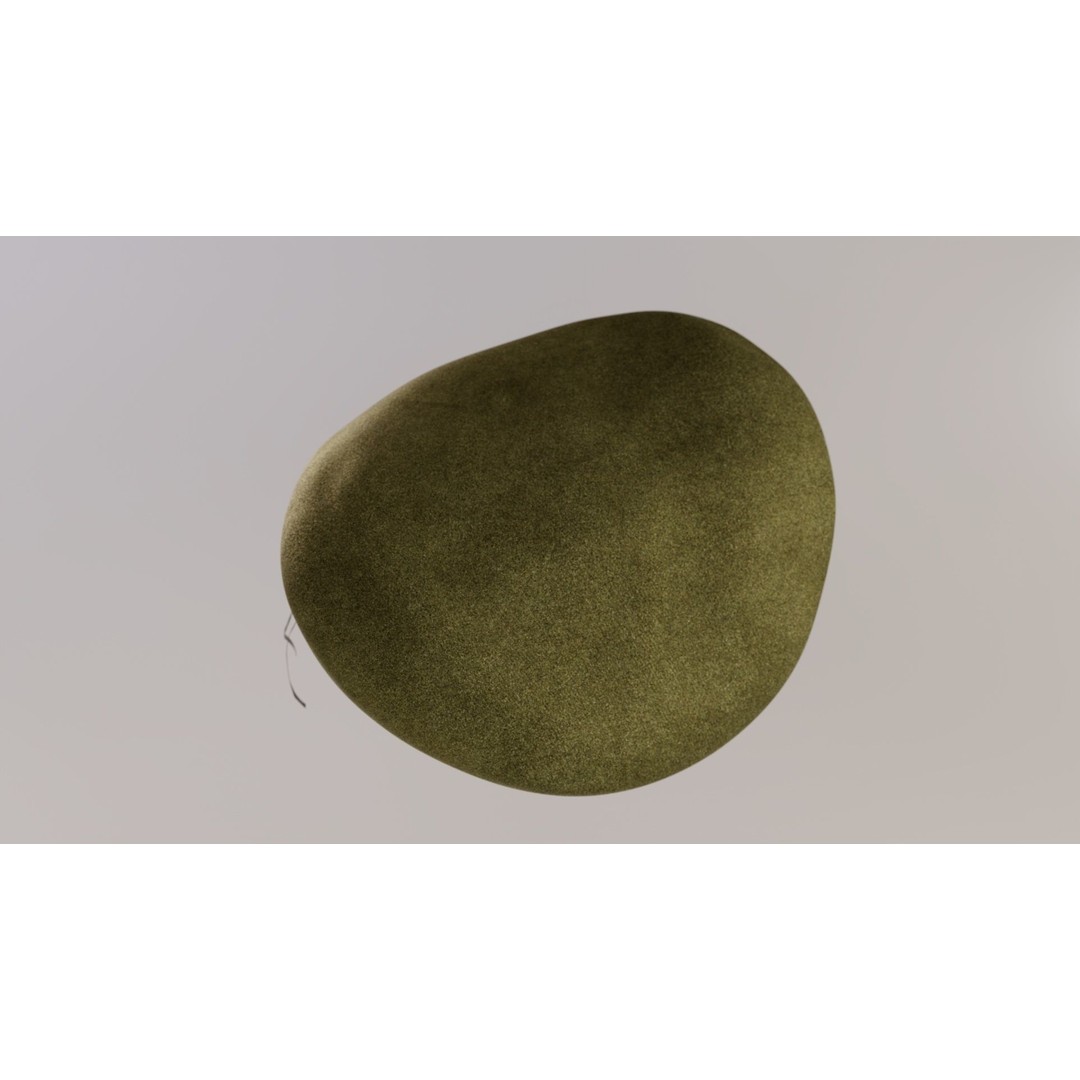 Human Hand 3D Model – Low Poly Character with Olive Green Beret - View 31