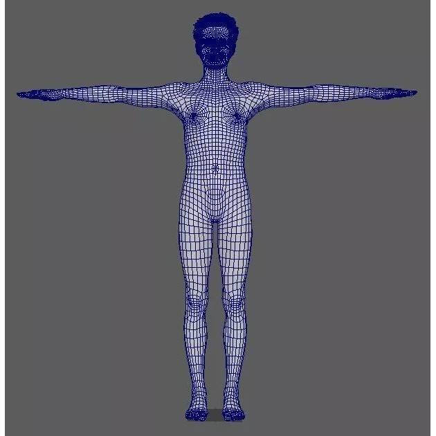 Hu Ge 3D Model – Low Poly Rigged Character for Animation, FBX - View 18