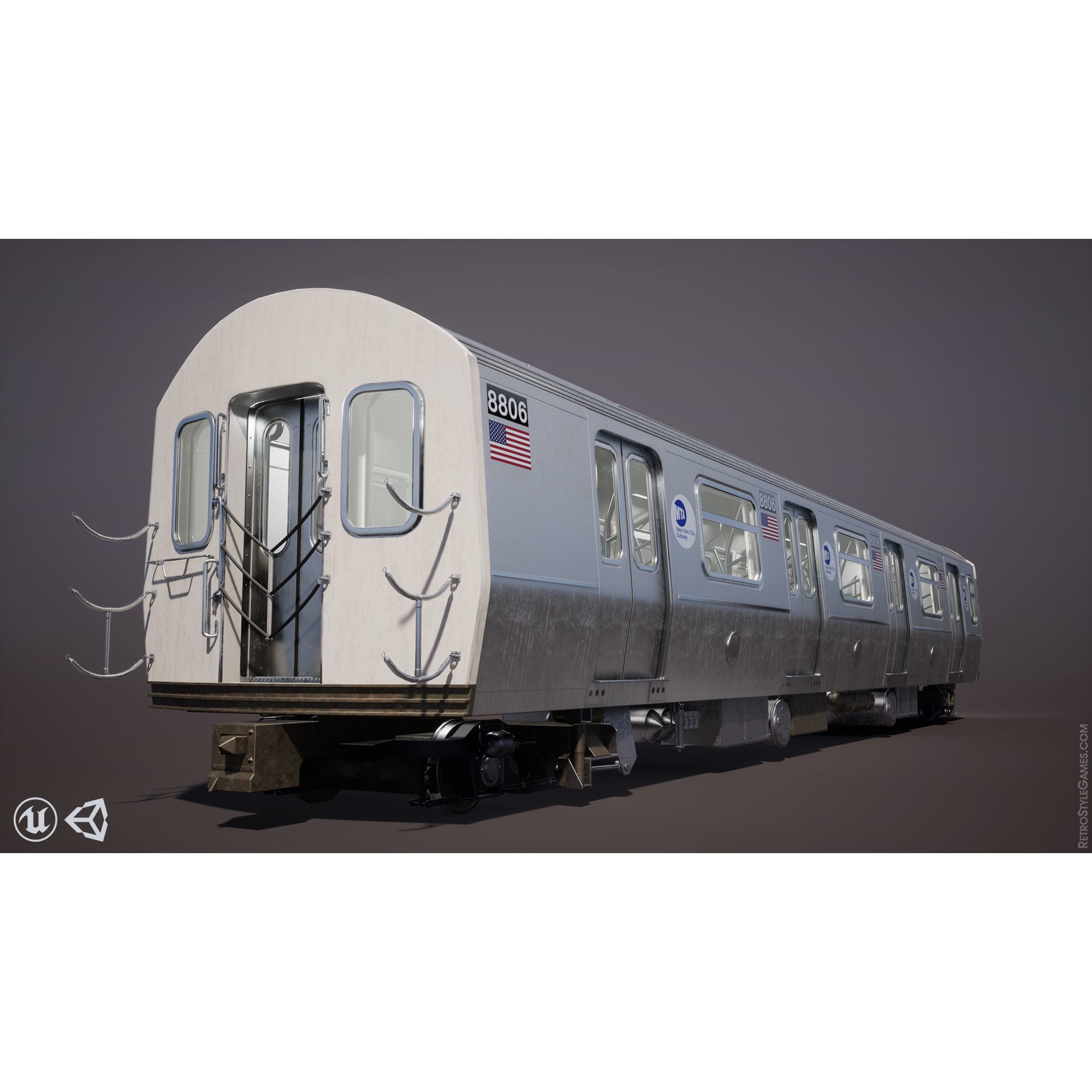 Subway Realm - Low-Poly Game-Ready 3D Model - View 30