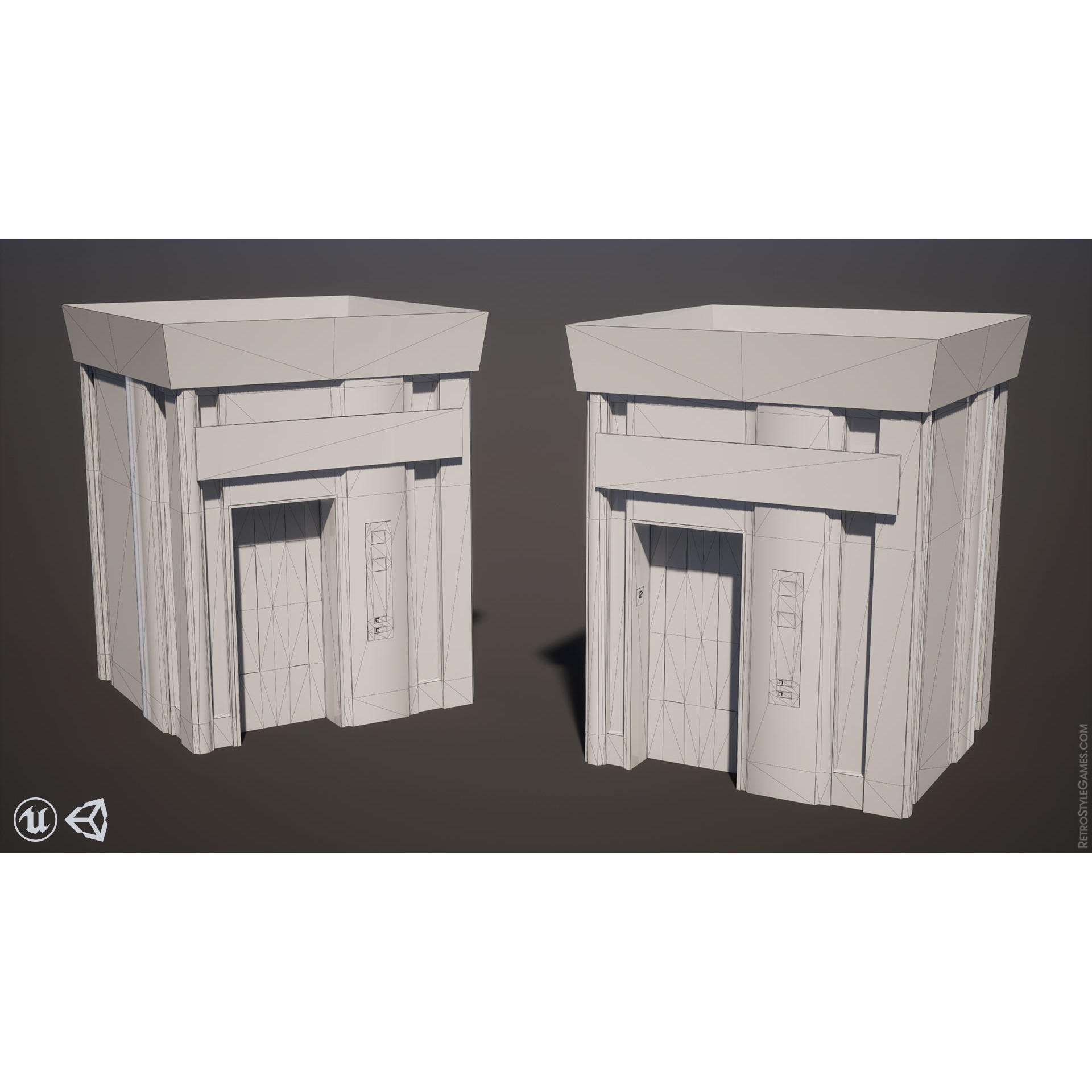 Subway Realm - Low-Poly Game-Ready 3D Model - View 35