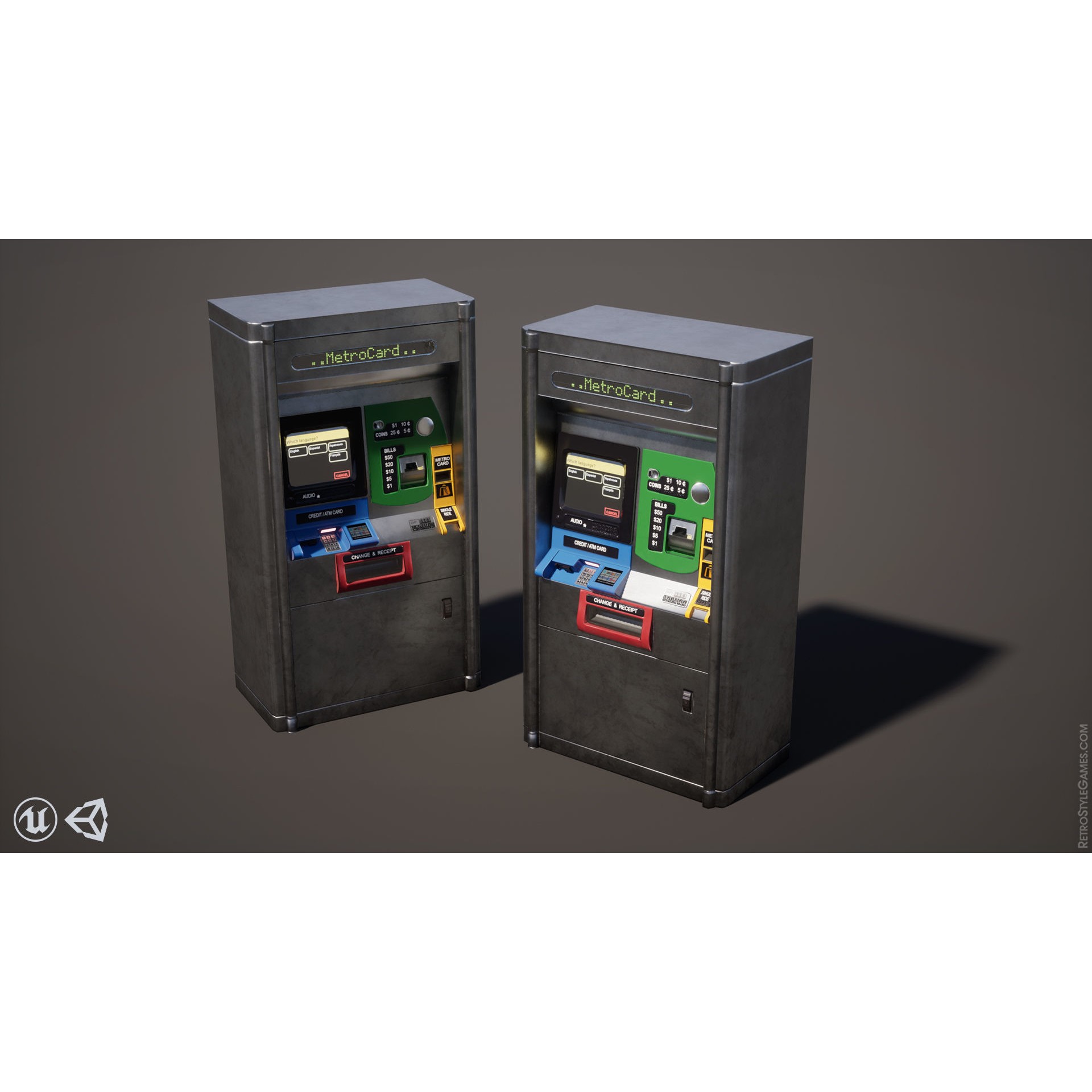Subway Realm - Low-Poly Game-Ready 3D Model - View 36