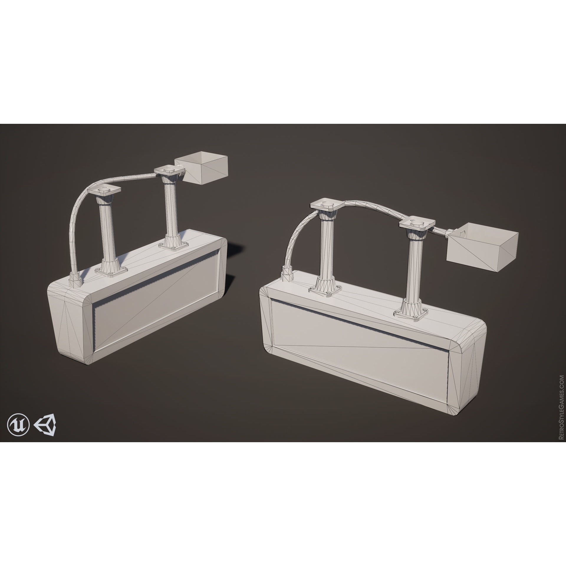 Subway Realm - Low-Poly Game-Ready 3D Model - View 49