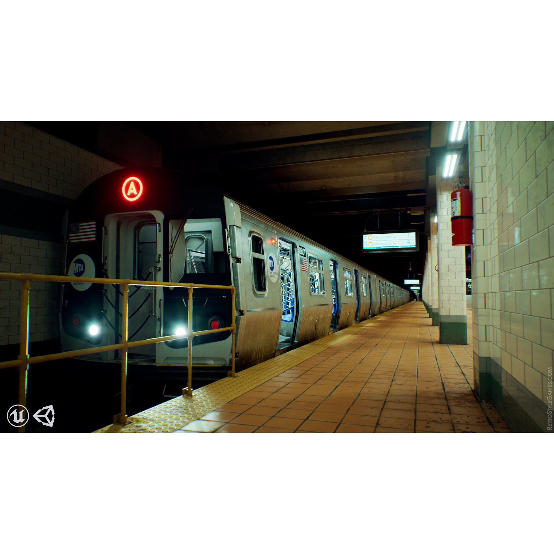 Subway Realm - Low-Poly Game-Ready 3D Model - View 5