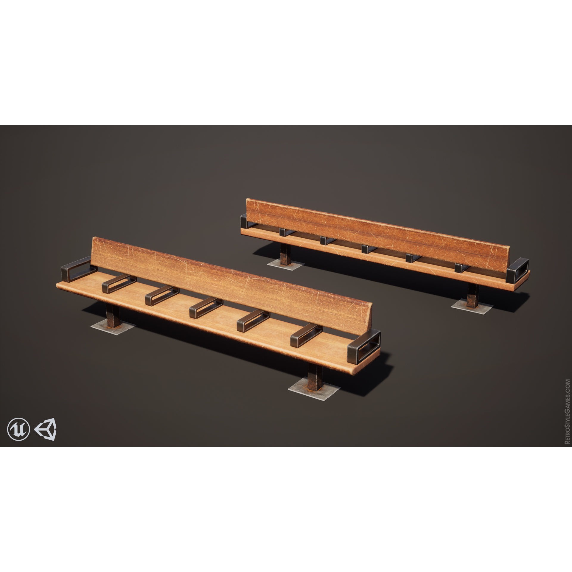 Subway Realm - Low-Poly Game-Ready 3D Model - View 52