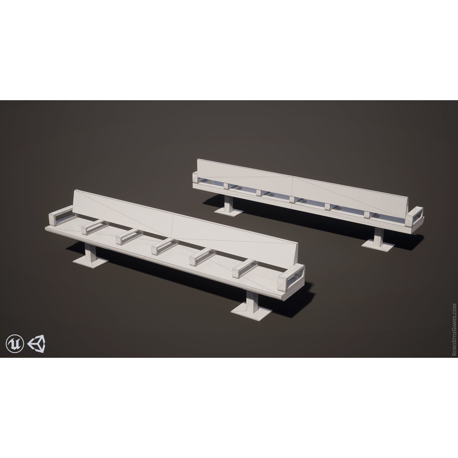 Subway Realm - Low-Poly Game-Ready 3D Model - View 53