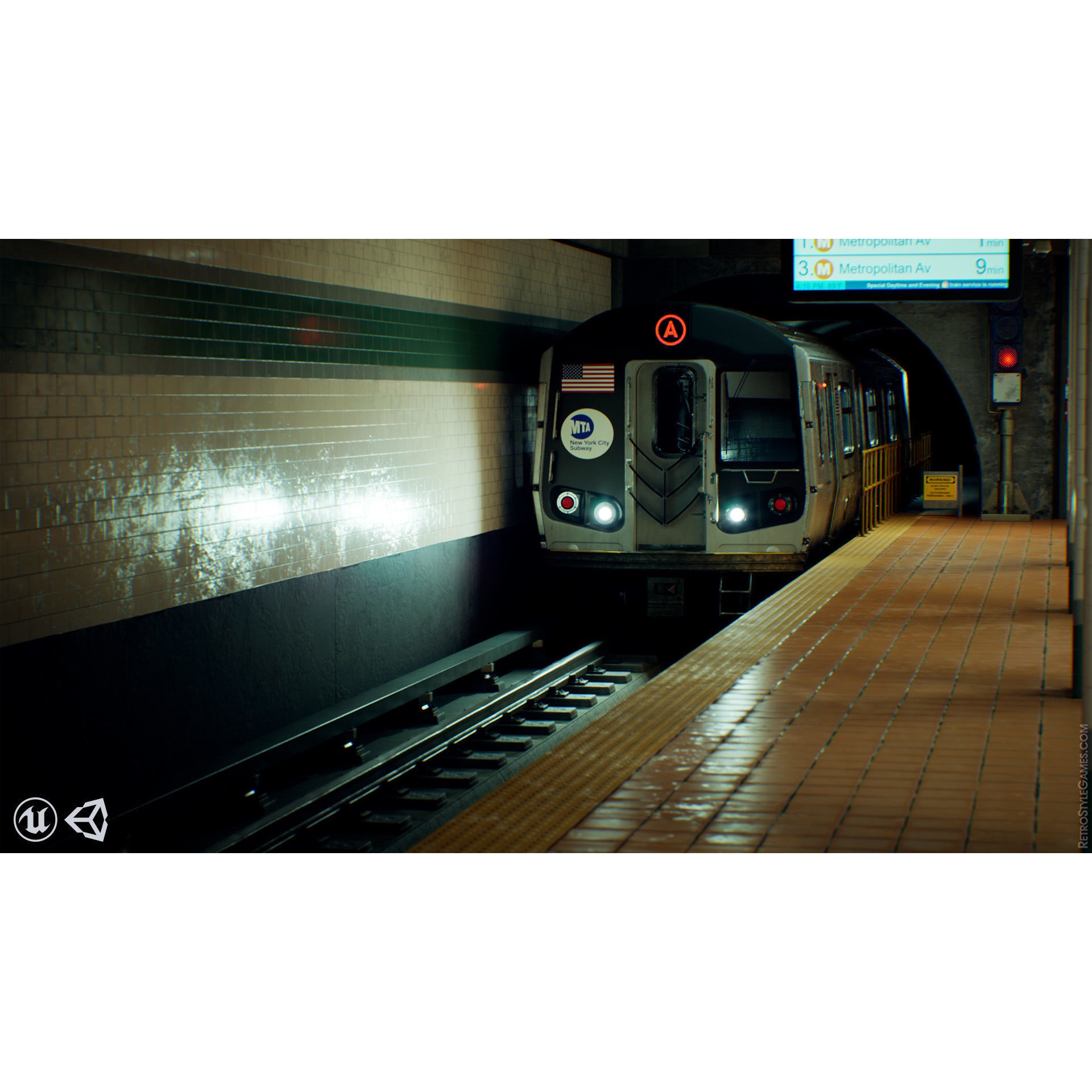 Subway Realm - Low-Poly Game-Ready 3D Model - View 9