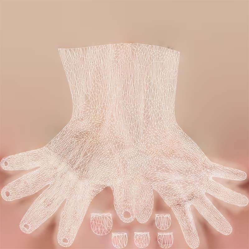 Single Hand 3D Model – Low Poly Character Asset, FBX, PBR - View 16