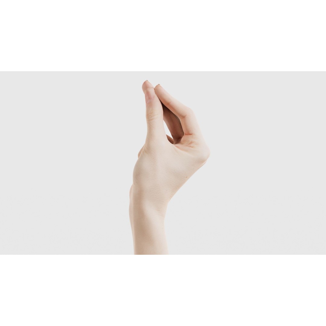 Single Hand 3D Model – Low Poly Character Asset, FBX, PBR - View 18