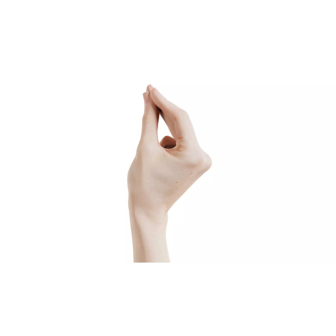 Single Hand 3D Model – Low Poly Character Asset, FBX, PBR - View 2