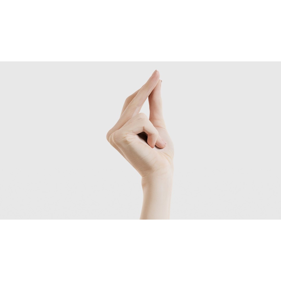 Single Hand 3D Model – Low Poly Character Asset, FBX, PBR - View 23