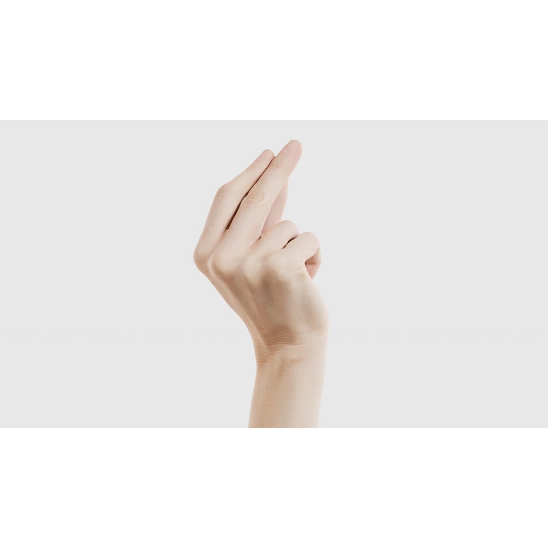 Single Hand 3D Model – Low Poly Character Asset, FBX, PBR - View 25