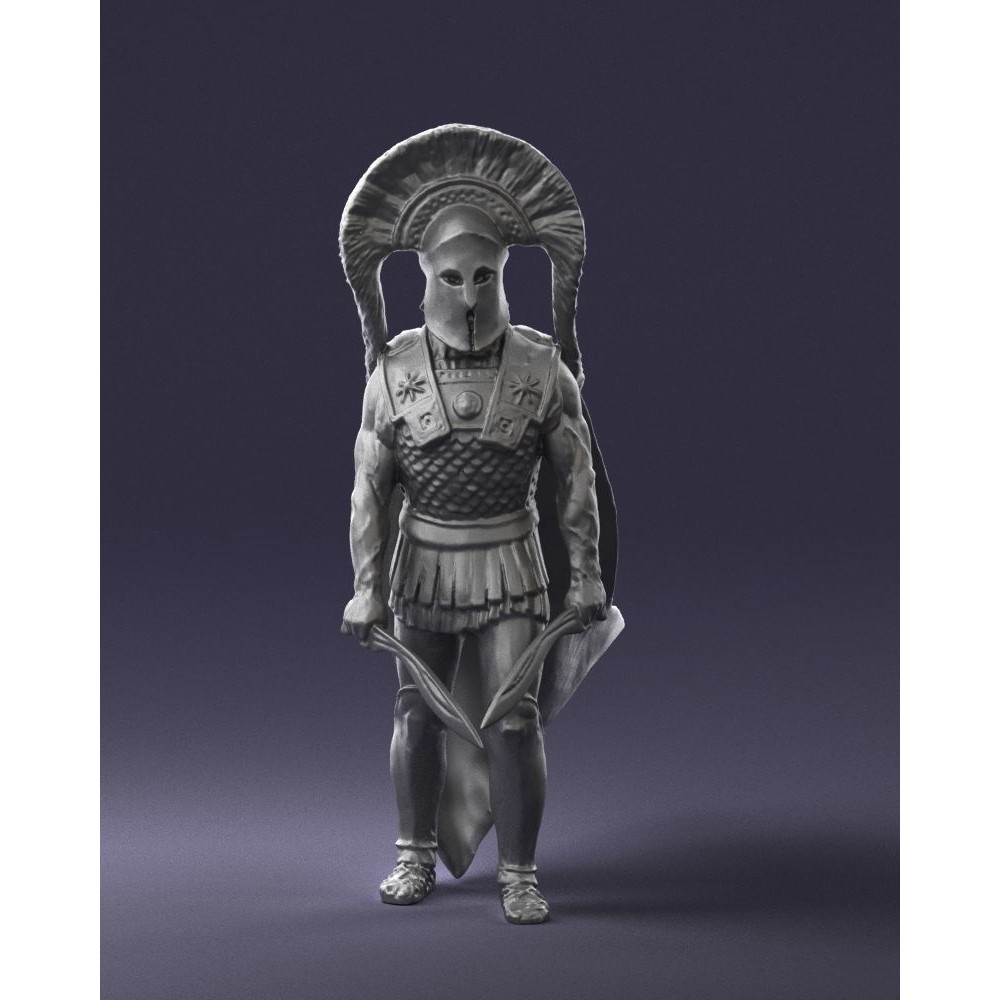 Ancient Mythological Warrior 3D Model – Realistic Character with Dual Blades, FBX - View 24