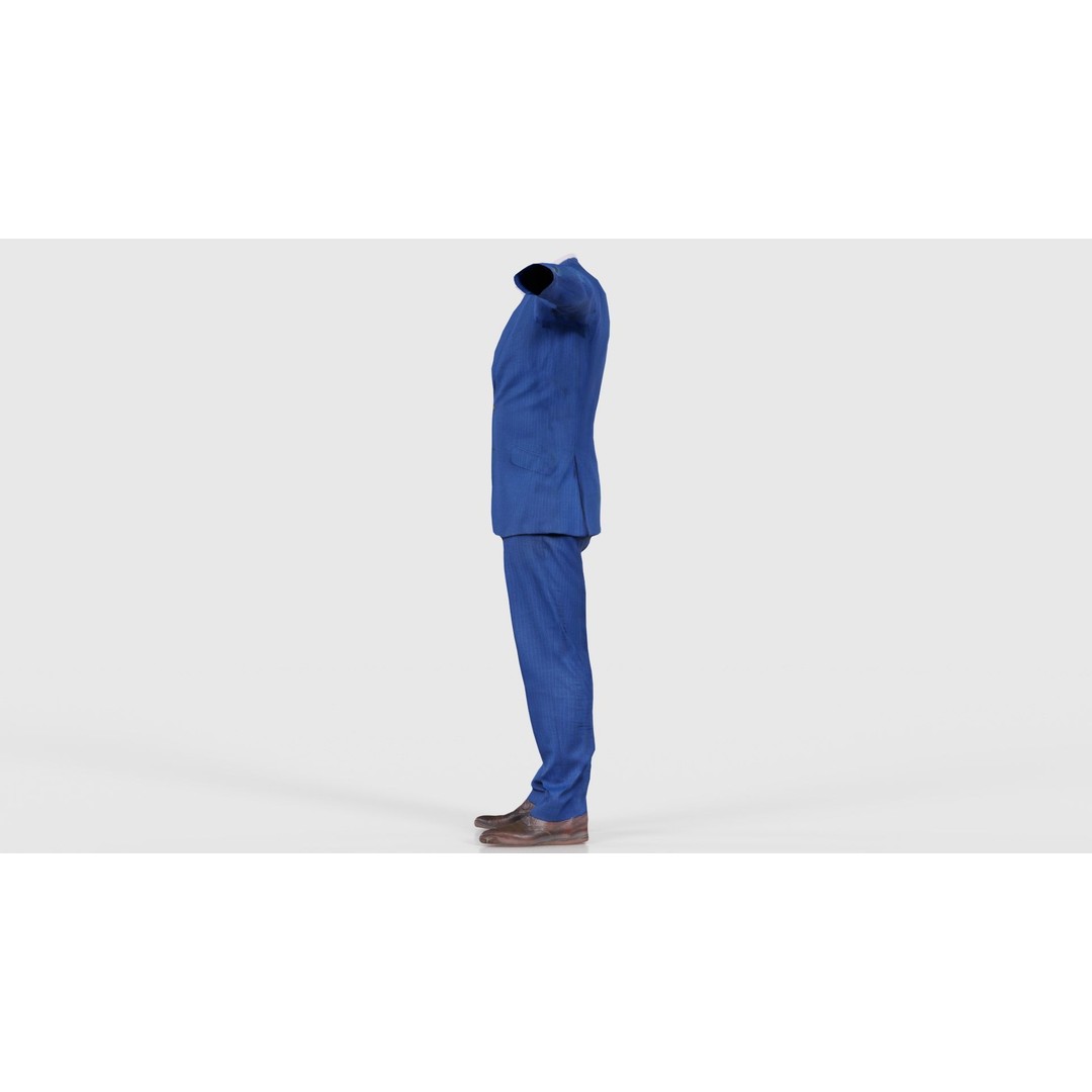 Business Costume 3D Model – Low Poly Character Asset, FBX - View 26