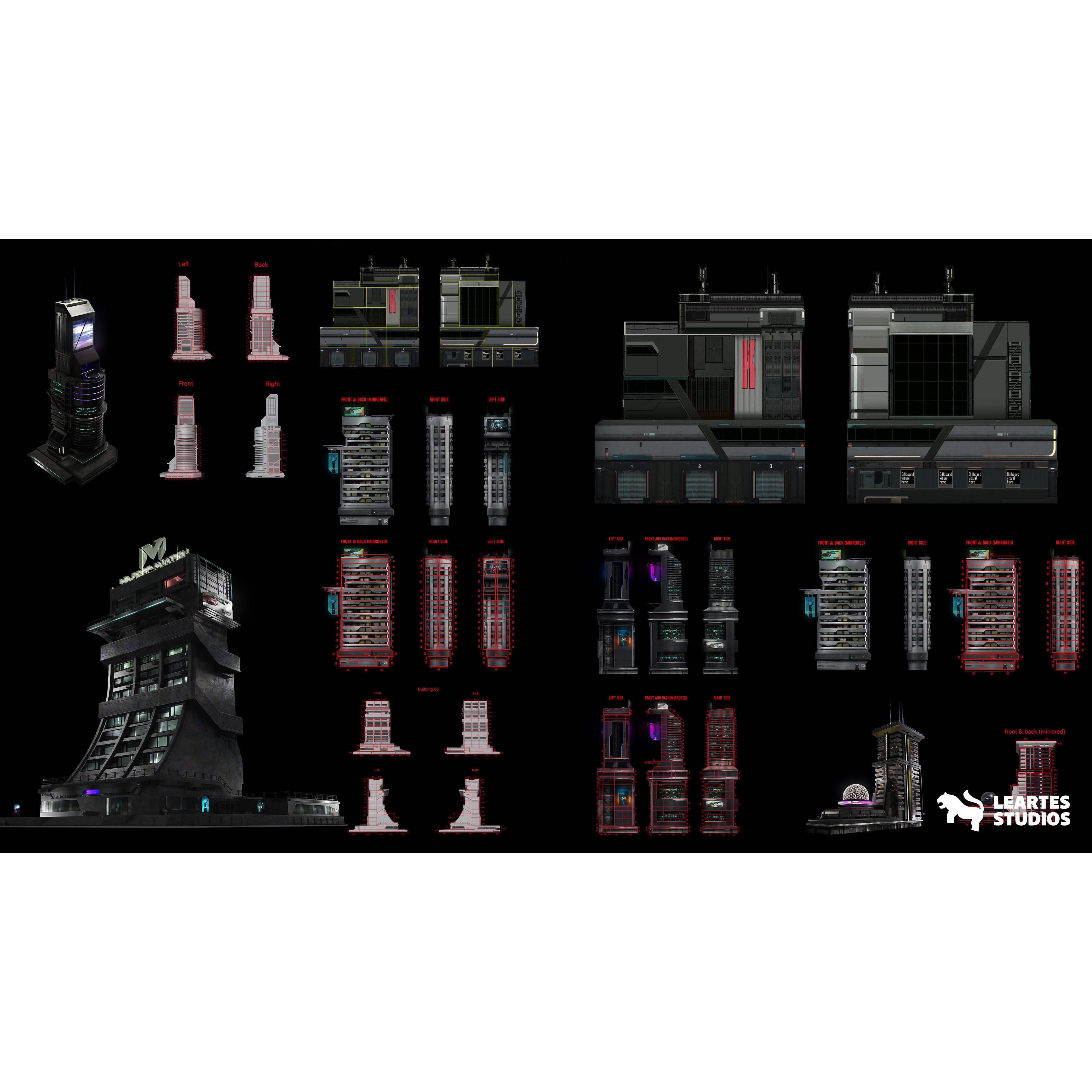 Cyberpunk Gigapack - Low-Poly Game-Ready 3D Model - View 24