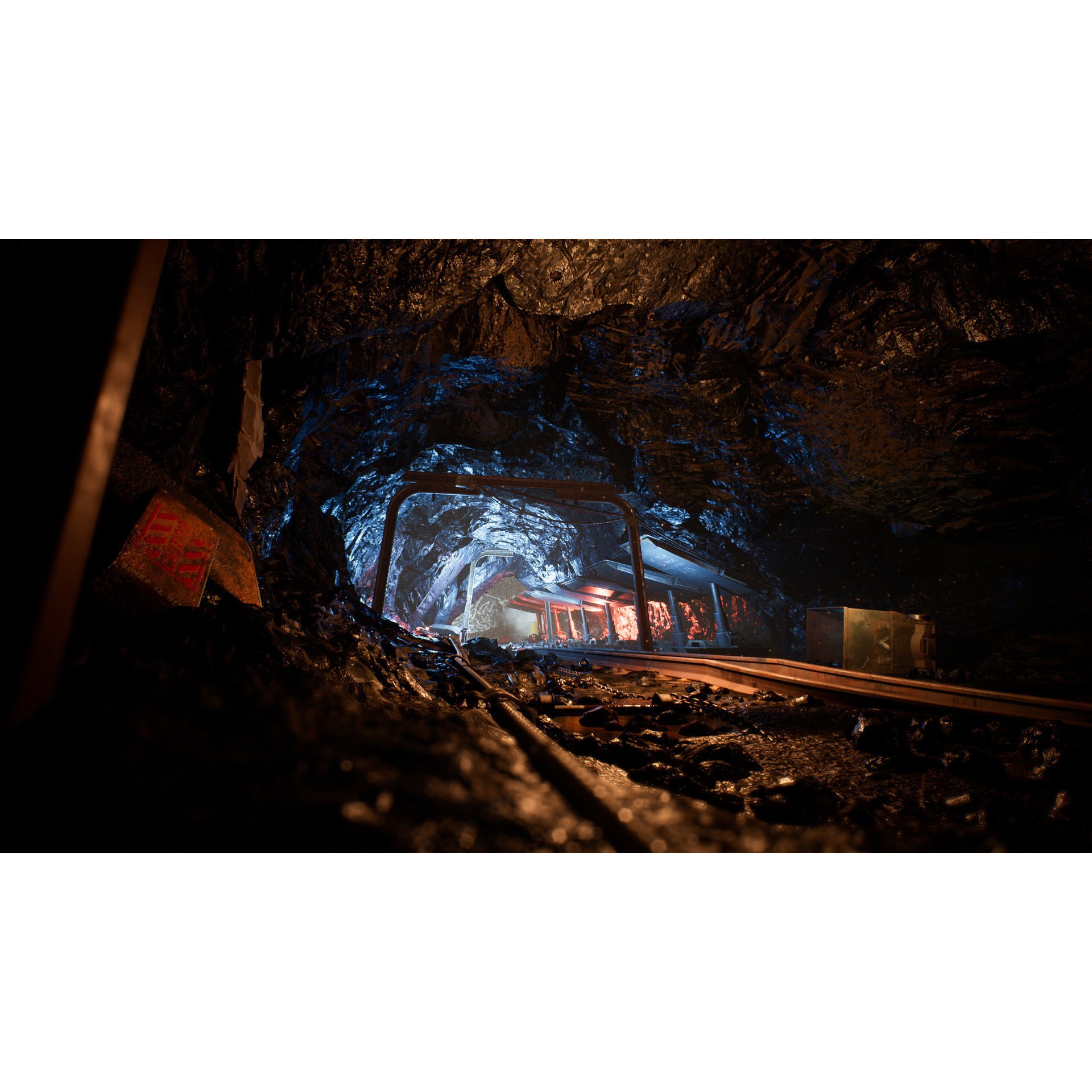 Industrial Kitbash Coal Mine Set - Low-Poly Game-Ready 3D Model - View 10
