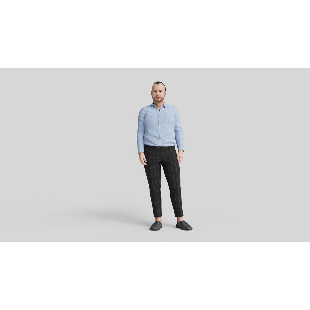 Realistic 3D People Poses Vol. 1 3D Model – Diverse Characters, FBX, MAX - View 10