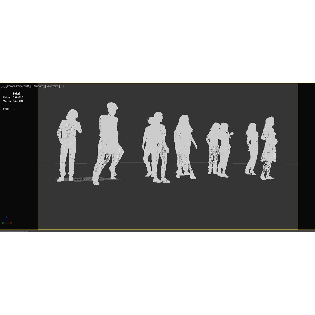 Realistic 3D People Poses Vol. 1 3D Model – Diverse Characters, FBX, MAX - View 18
