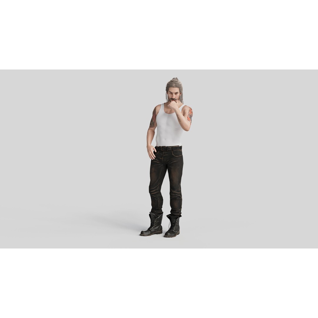 Realistic 3D People Poses Vol. 1 3D Model – Diverse Characters, FBX, MAX - View 9