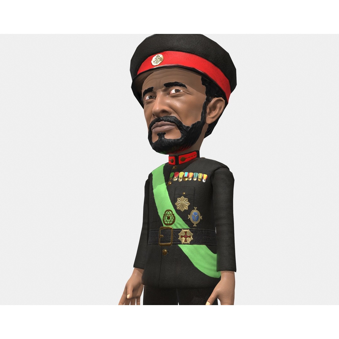 Politicians 3D Model – Low Poly Rigged Caricatures, FBX - View 16