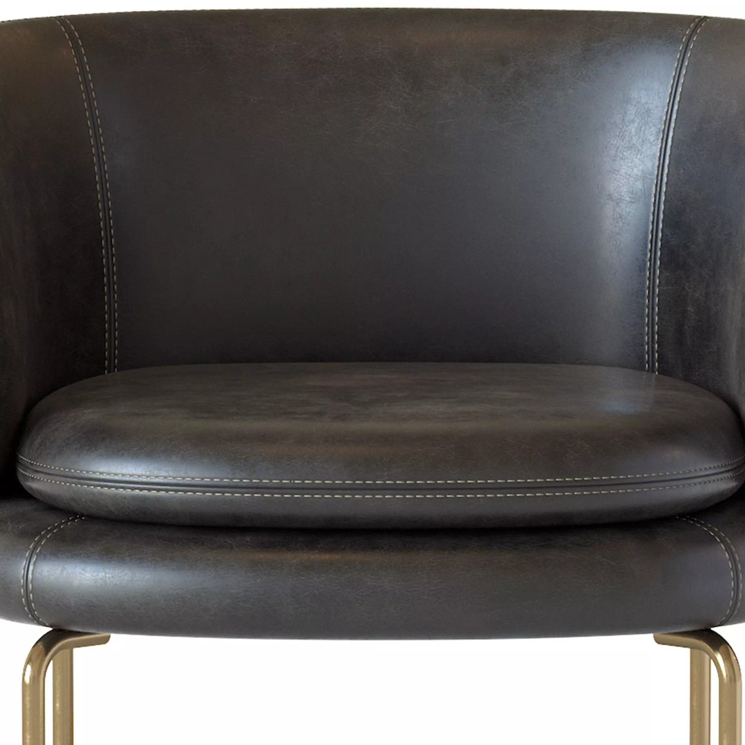 Soava Armchair 3D Model – High Poly PBR Asset, FBX, OBJ - View 19