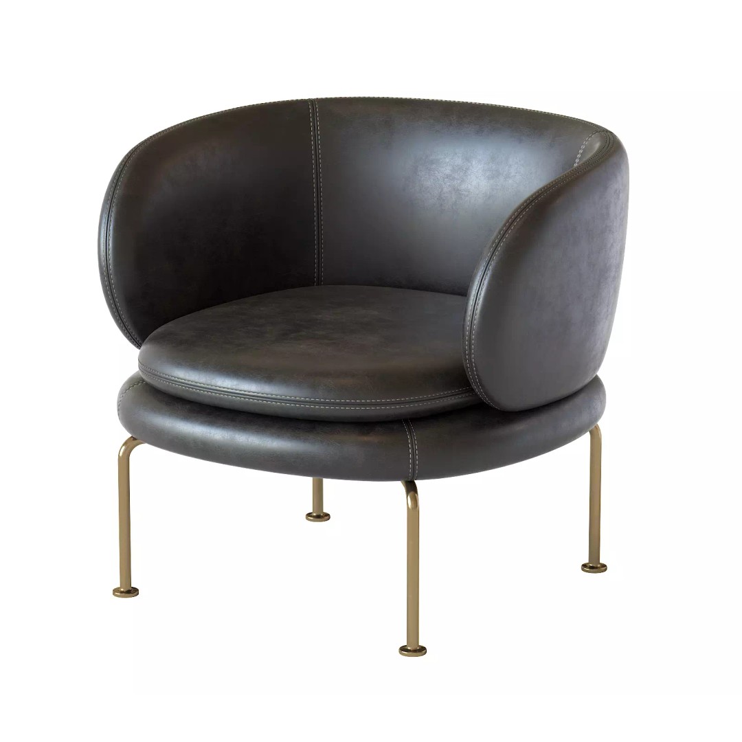 Soava Armchair 3D Model – High Poly PBR Asset, FBX, OBJ - View 23
