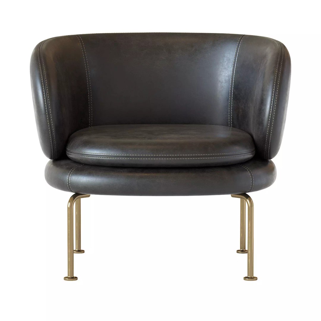 Soava Armchair 3D Model – High Poly PBR Asset, FBX, OBJ - View 6
