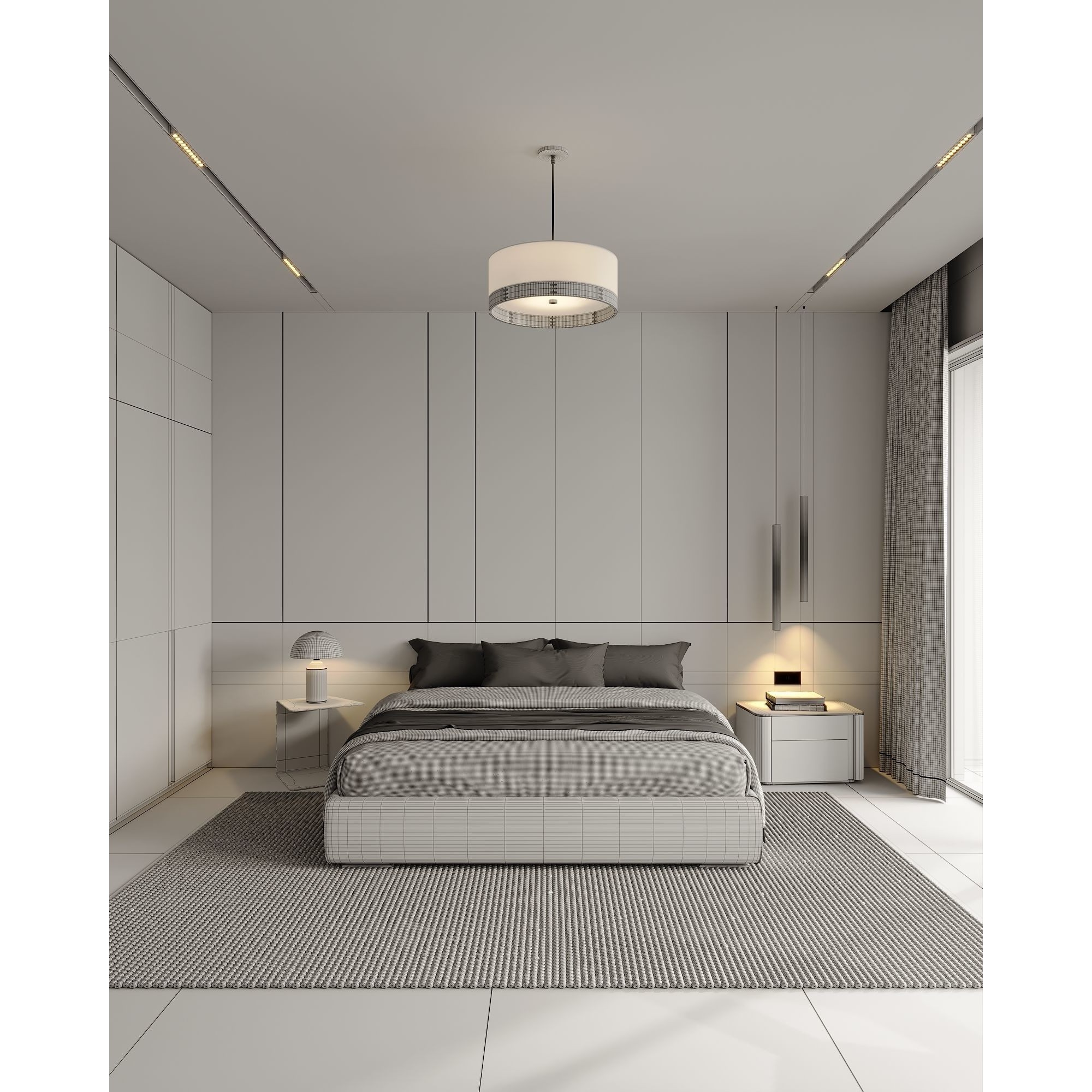 AR-22045 Case Study - Bedroom 3D Scene 3D Model - View 9