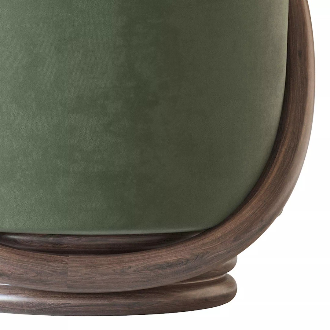 Porada Smile 3D Model – Modern Pouf with PBR Textures, FBX - View 16