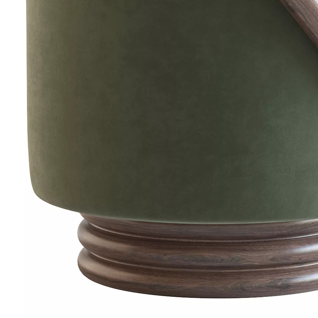 Porada Smile 3D Model – Modern Pouf with PBR Textures, FBX - View 24