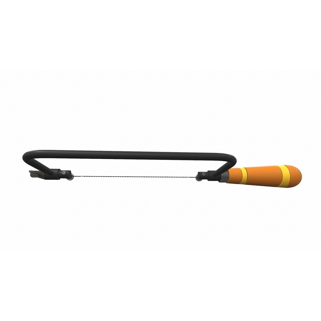 Vintage Hacksaw 3D Model – PBR Textured Tool for Archviz - View 3