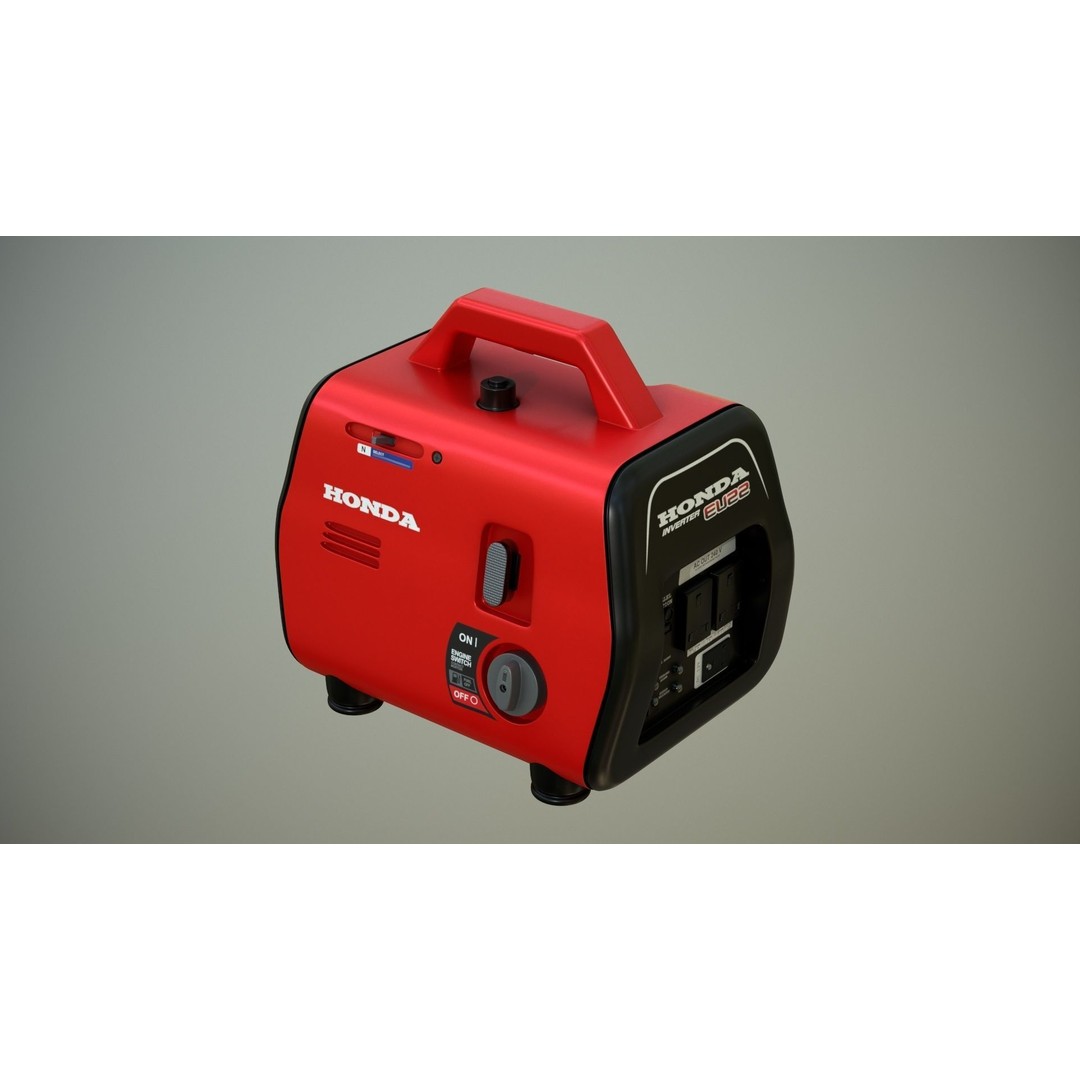 Portable Mini Generator 3D Model – Low Poly Game Ready Asset, FBX - View 12