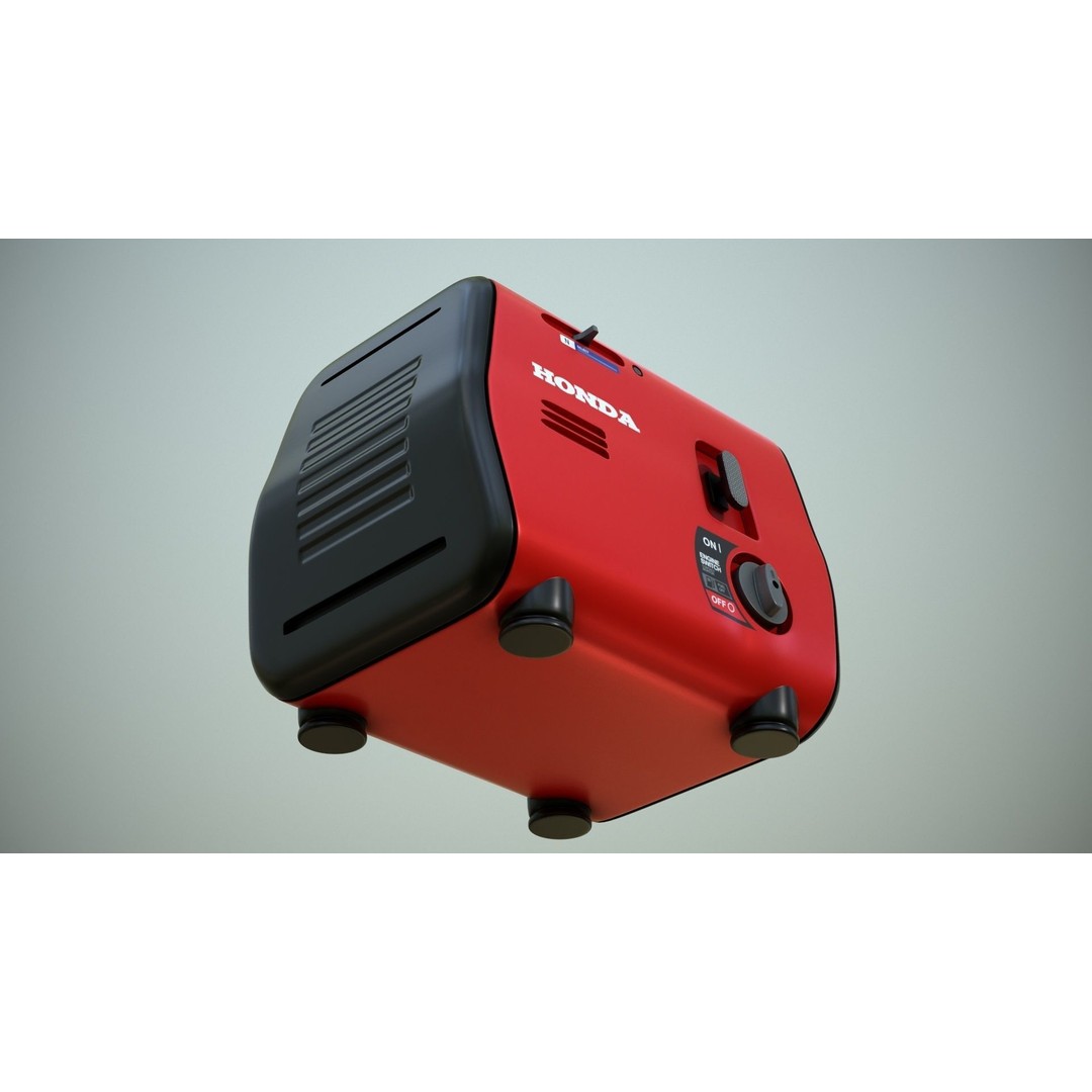 Portable Mini Generator 3D Model – Low Poly Game Ready Asset, FBX - View 13