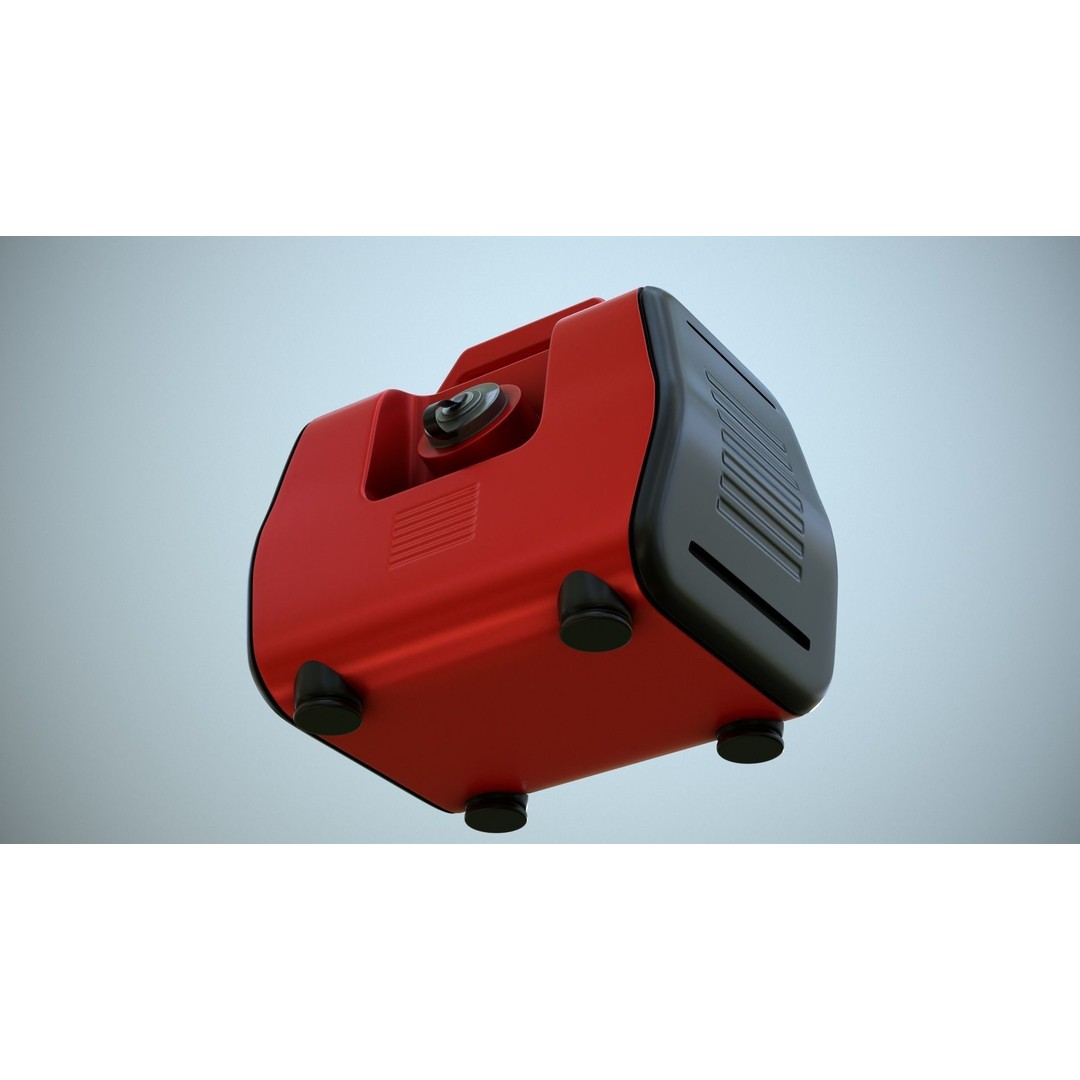 Portable Mini Generator 3D Model – Low Poly Game Ready Asset, FBX - View 14