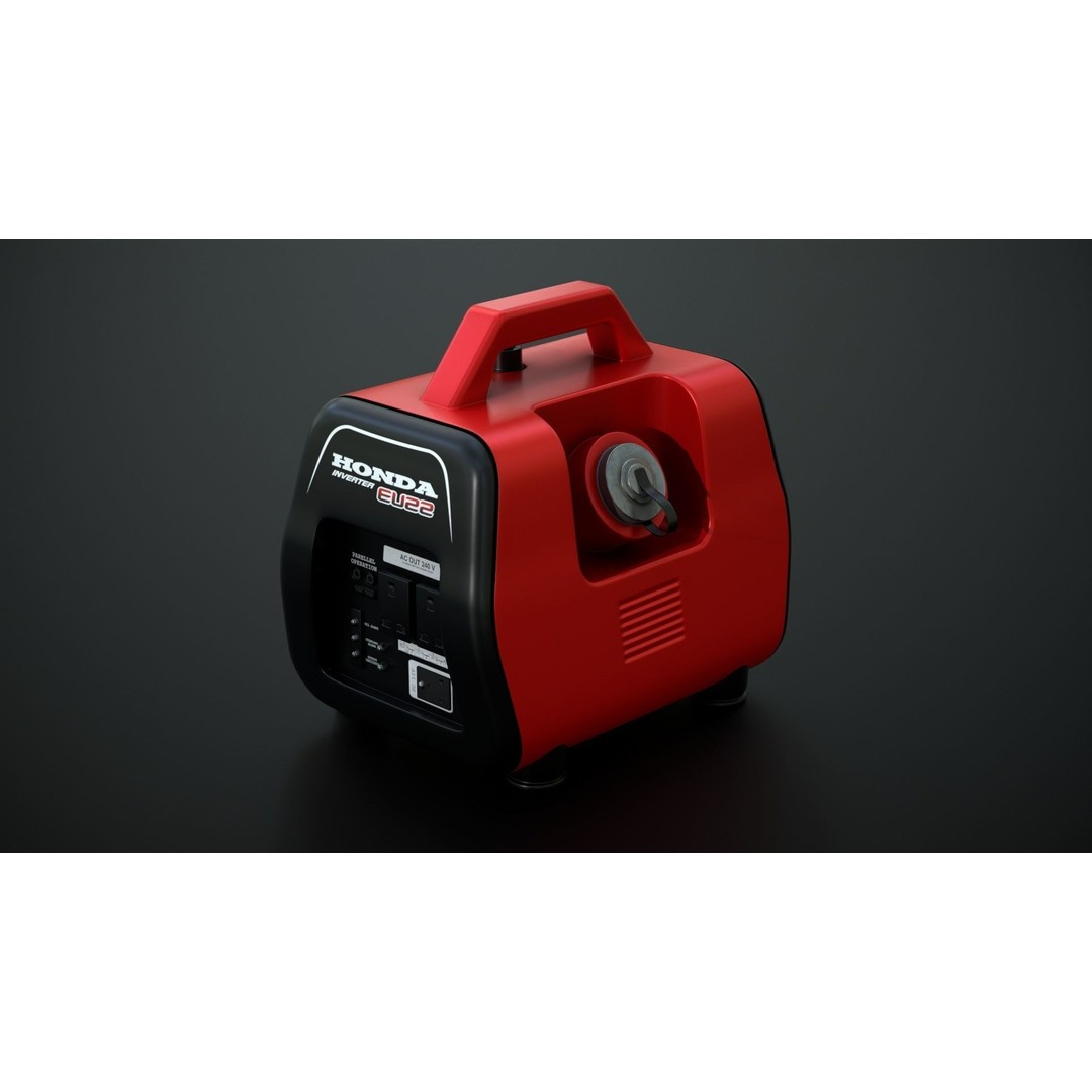 Portable Mini Generator 3D Model – Low Poly Game Ready Asset, FBX - View 4